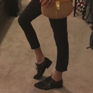 Black patent leather Valentino Garavani shoes